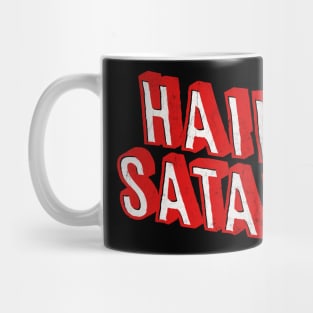 HAIL SATAN - Typography Design Mug